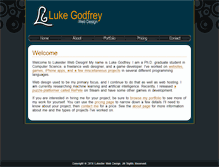 Tablet Screenshot of lukesterwebdesign.com